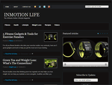 Tablet Screenshot of inmotionlife.com